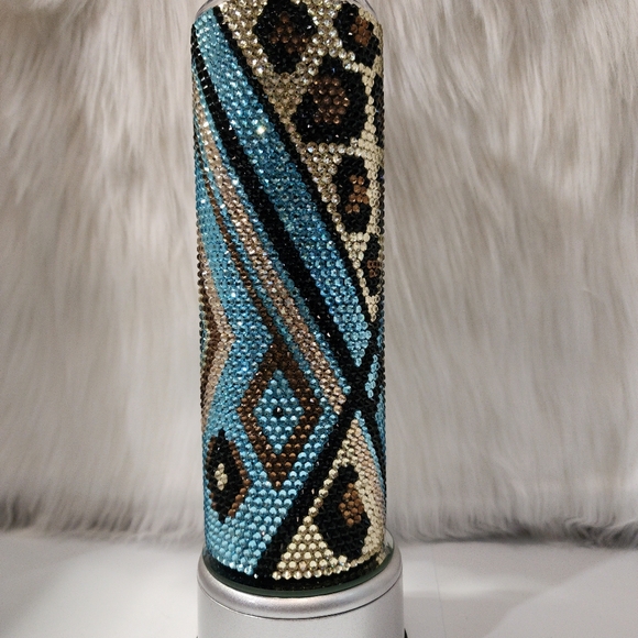 BRAND NEW DOUBLE WALL STAINLESS STEEL RHINESTONE TRAVEL TUMBER 20oz - Picture 5 of 7